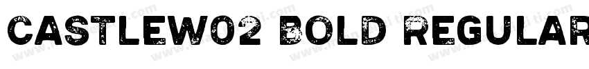 CastleW02 Bold Regular字体转换